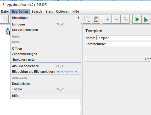 Screenshot showing GUI with language settings in user.properties