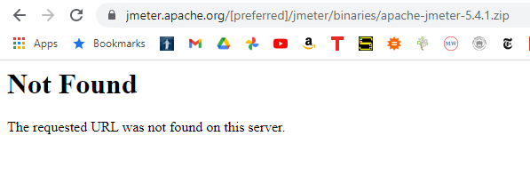 Broken links to download JMeter · Issue #5564 · apache/jmeter · GitHub