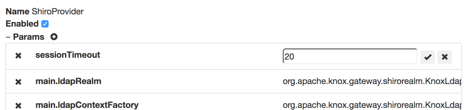 Parameter Value Editing