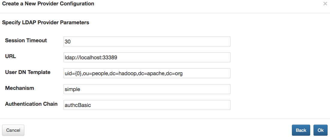 Provider Parameter Configuration